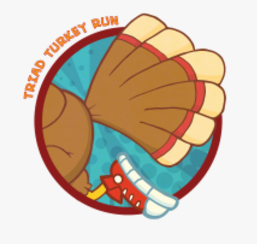 Tbca Triad Turkey Run - Turkey Running Transparent, Transparent Clipart