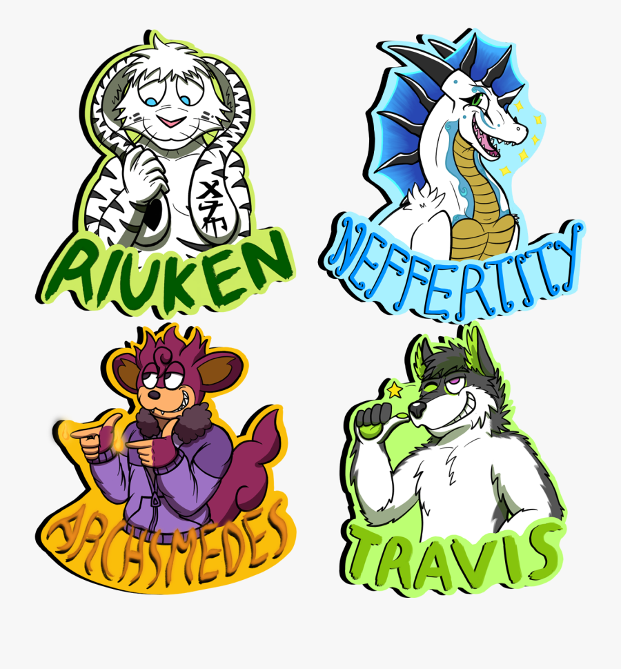 Blfc 2018 At-con Badge Roundup - Cartoon, Transparent Clipart