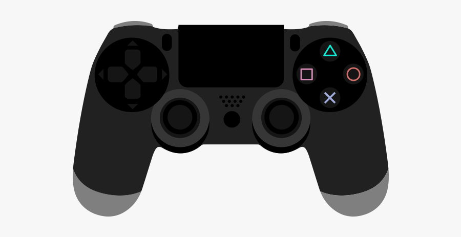 Playstation And Png Free - Ps4 Controller Png Cartoon, Transparent Clipart
