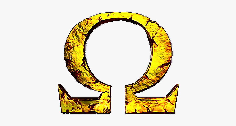 #godofwar , #gow , #kratos , #playstation , #ps4 , - God Of War Omega Logo, Transparent Clipart