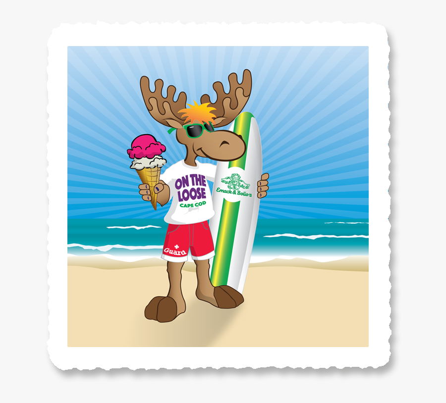 Emack And Bolio's Moose, Transparent Clipart