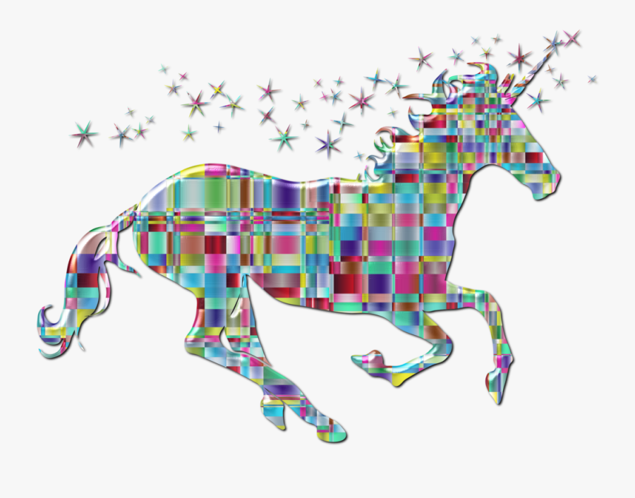 Pink,horse,art - Cool Unicorn Clipart Black And White, Transparent Clipart