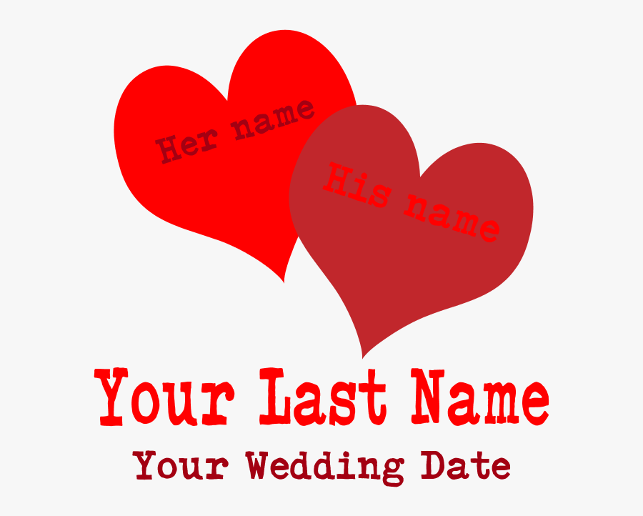 Transparent Wedding Hearts Png - Heart, Transparent Clipart