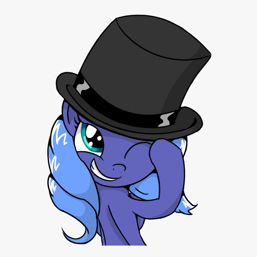 Top Hat Clipart Mlp - Mlp Luna Top Hat, Transparent Clipart