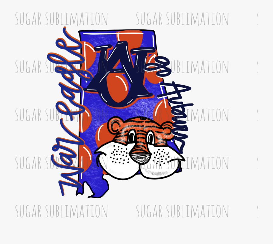 Auburn Sublimation, Transparent Clipart