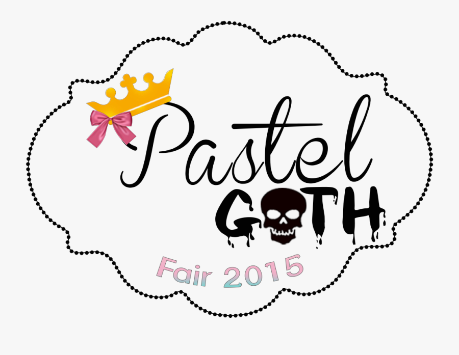 Pastel Goth Logos, Transparent Clipart