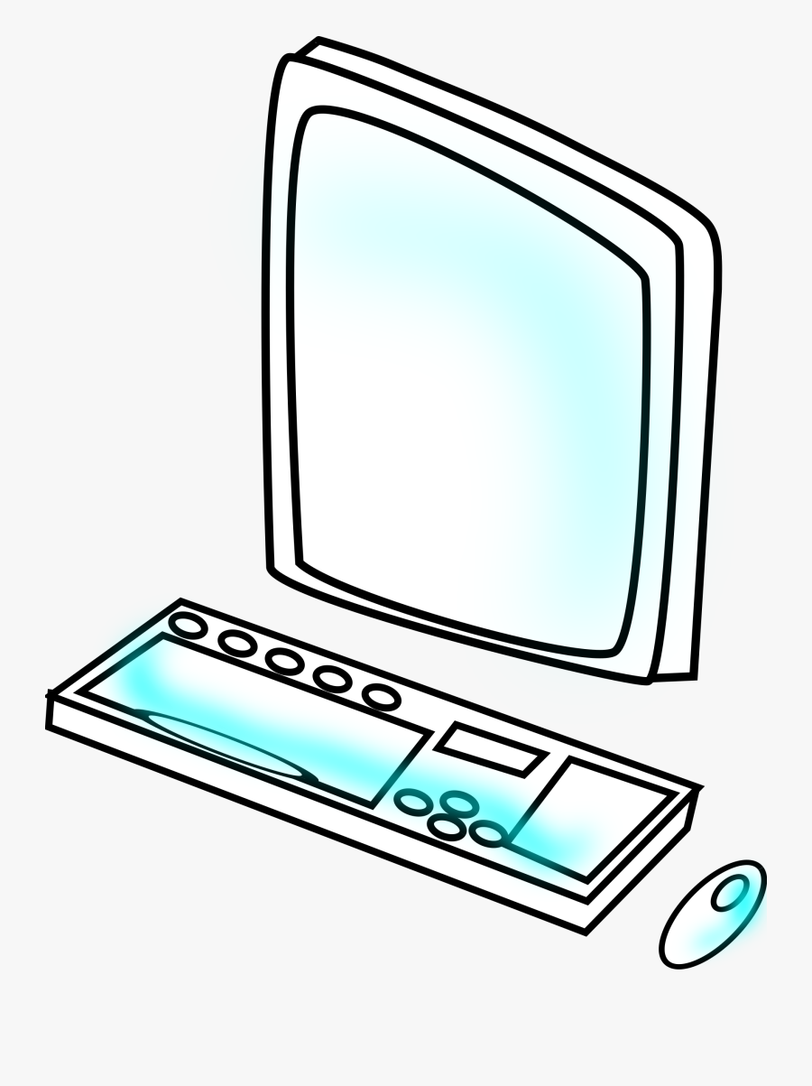 Animated Computer Clipart - Animated Computer, Transparent Clipart