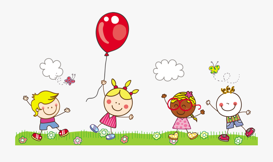 Happy Kids - Cartoon, Transparent Clipart
