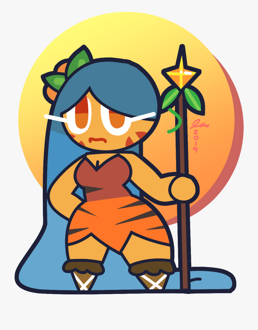 Tiger Lily Cookie - Cartoon, Transparent Clipart