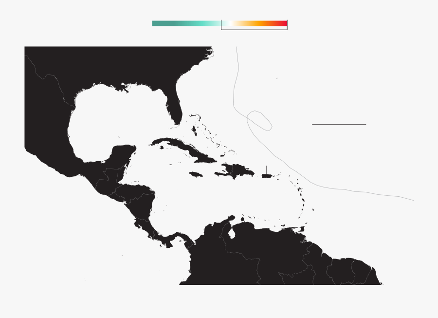 Caribbean Map Vector Free, Transparent Clipart