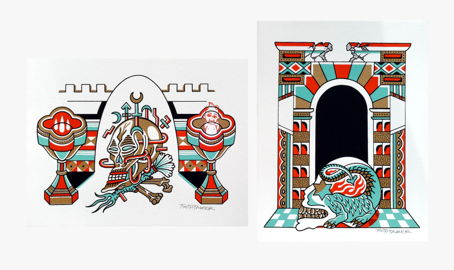 Day And Night Print Set - Illustration, Transparent Clipart