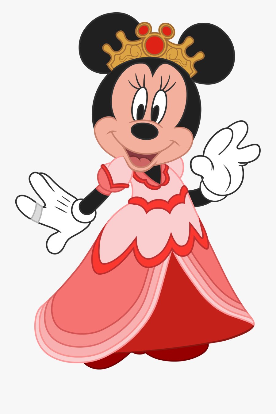 Disney Princess Wiki - Disney Princess Minnie Mouse, Transparent Clipart