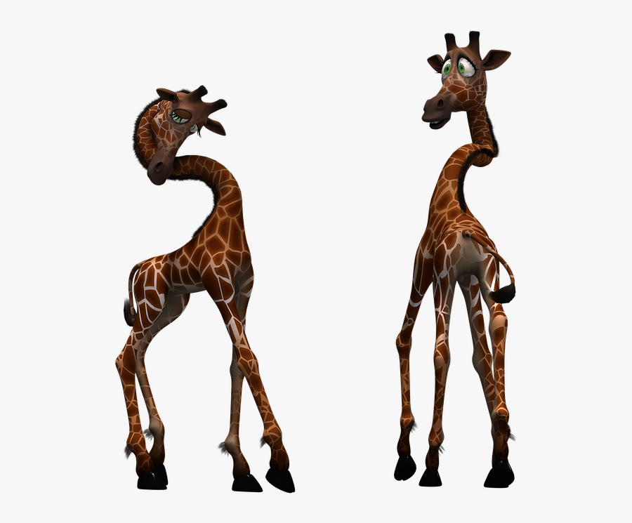 Giraffe Clip Art, Giraffe Silhouette Clip Art, Giraffe - Giraffe, Transparent Clipart