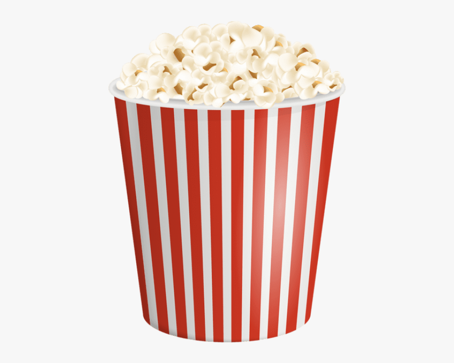 Popcorn Clipart Transparent - Large Bucket Of Popcorn, Transparent Clipart