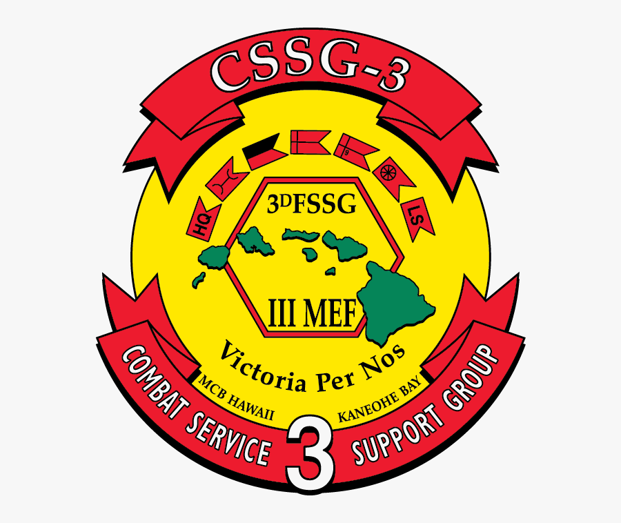 Cssg-3 Combat Service Support Grp - Emblem, Transparent Clipart