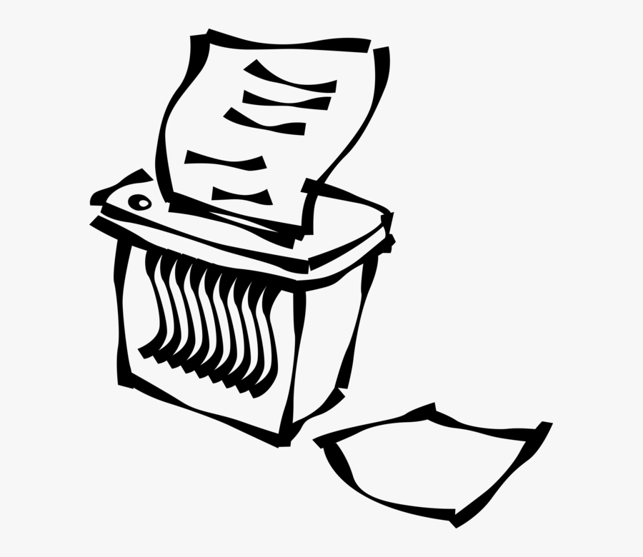 Paper Shredder Shreds Sensitive Docs - Paper Shredder Machine Clipart, Transparent Clipart