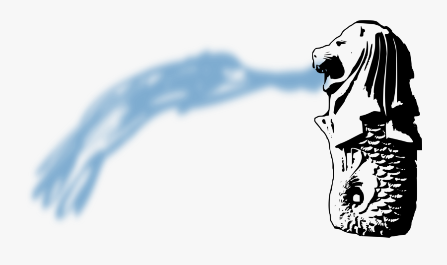 Line Art,carnivore,canidae - Merlion, Transparent Clipart