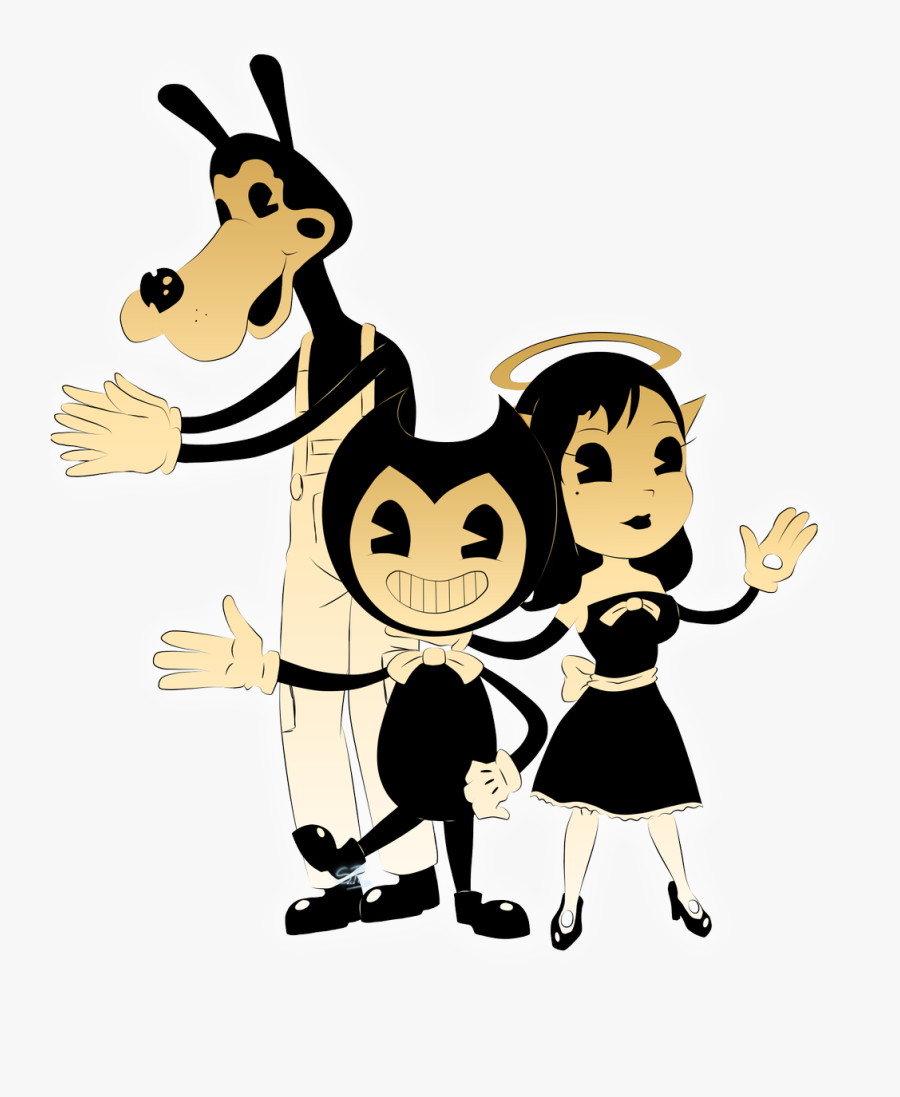 Goosebumps Clip Art - Bendy And The Ink Machine Characters, Transparent Clipart