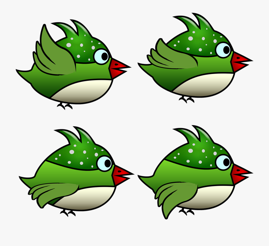 Green Bird Animal Free Photo, Transparent Clipart