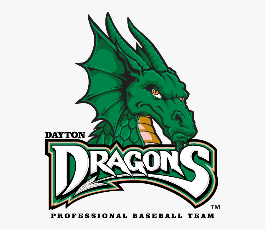Dayton Dragons - Dayton Dragons Logo, Transparent Clipart