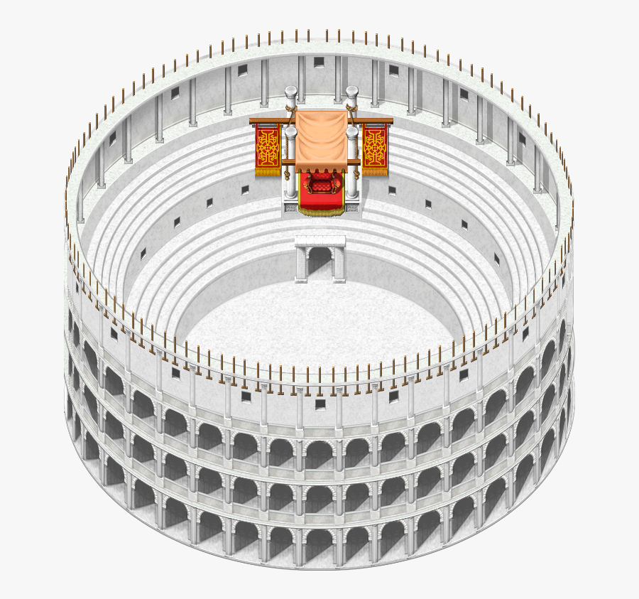 Clip Art Colosseum Aerial View - Rpg Maker Colosseum, Transparent Clipart