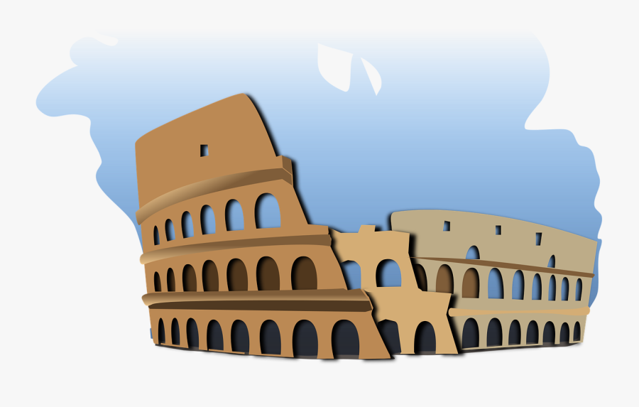 Museum Clipart Building Roman - Rome Antique Png, Transparent Clipart
