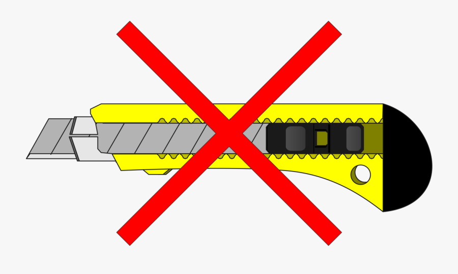 No Knife Clipart, Transparent Clipart