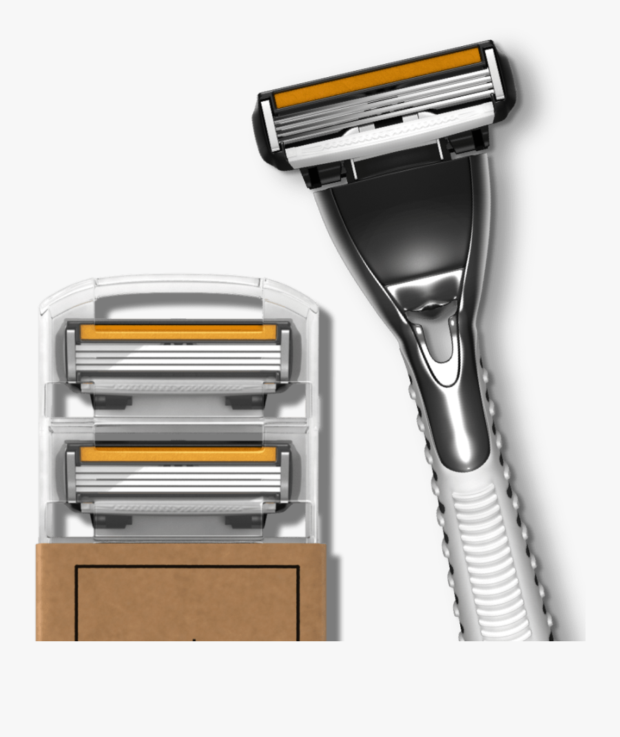 Transparent Shaver Clipart - Dollar Shave Club Razor Blade, Transparent Clipart