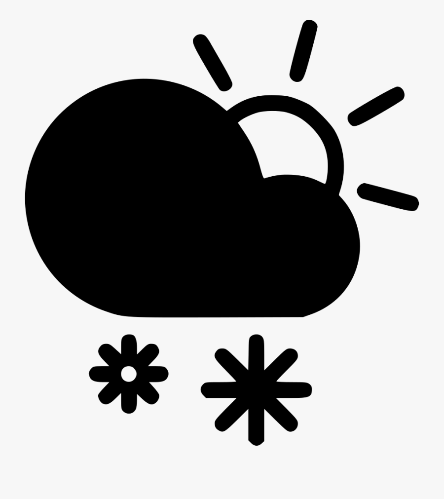 Day Snow Cloud Snowflake Sun, Transparent Clipart