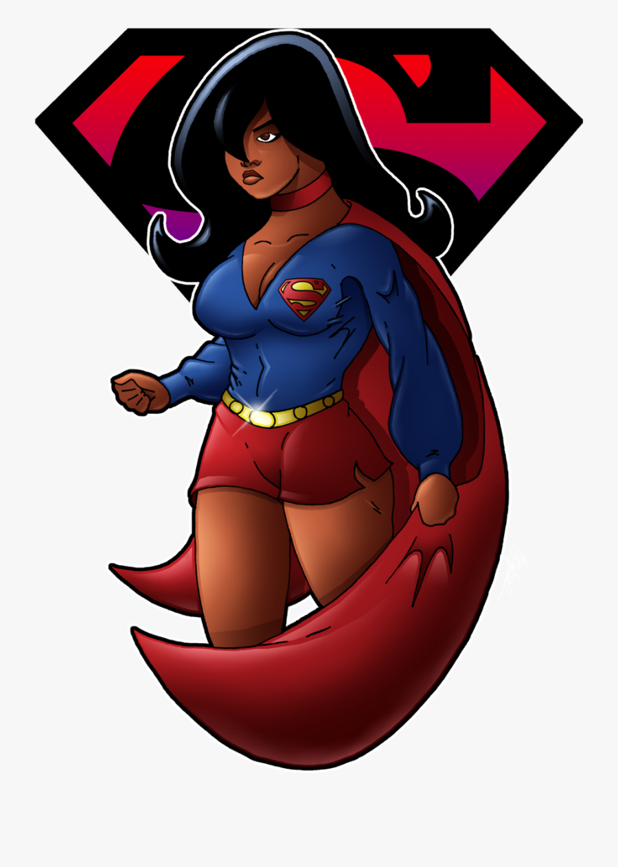 Clip Art Pictures Free Download Best - Black Supergirl Art, Transparent Clipart