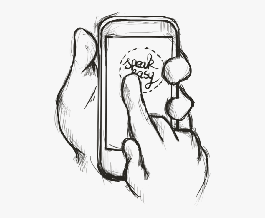 Speakeasy Explanation - Sketch, Transparent Clipart