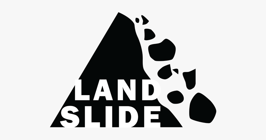 Landslide Graphic, Transparent Clipart