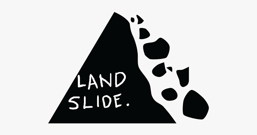 Landslide Logo, Transparent Clipart