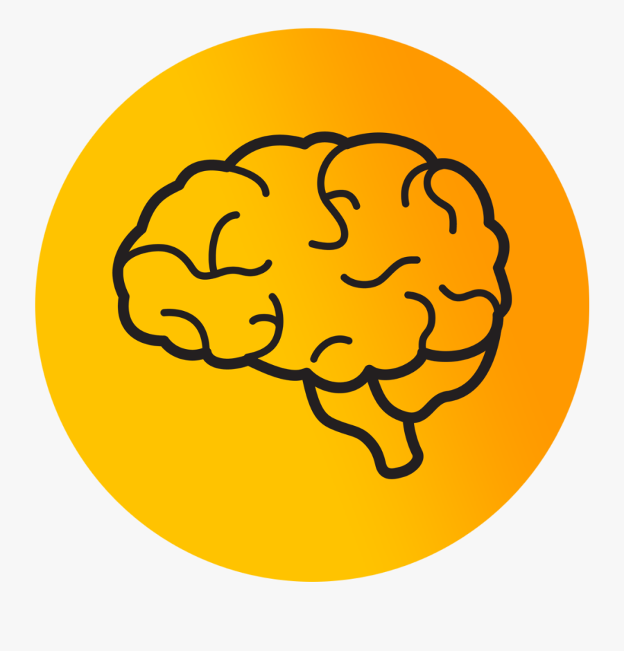 Simple Brain Clip Art, Transparent Clipart