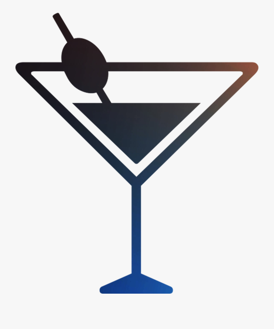 Martini Cocktail Glass Scalable Vector Graphics - Cocktail Glass Cocktail Svg, Transparent Clipart