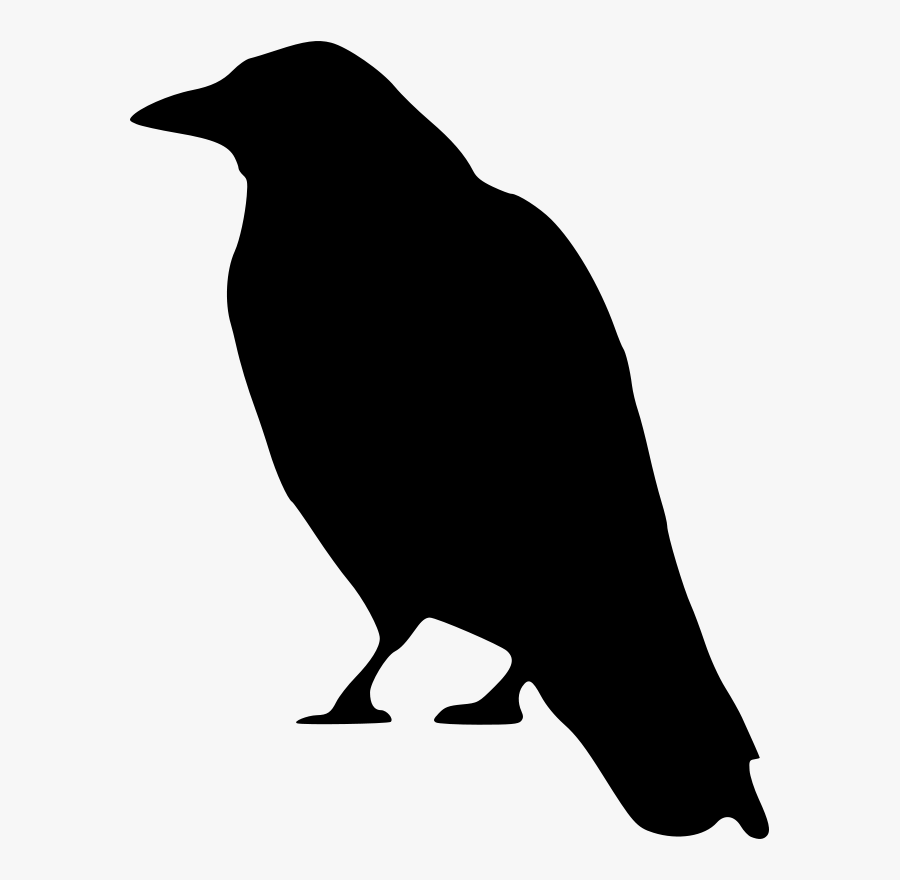 Crow Standing - Crow Clip Art, Transparent Clipart