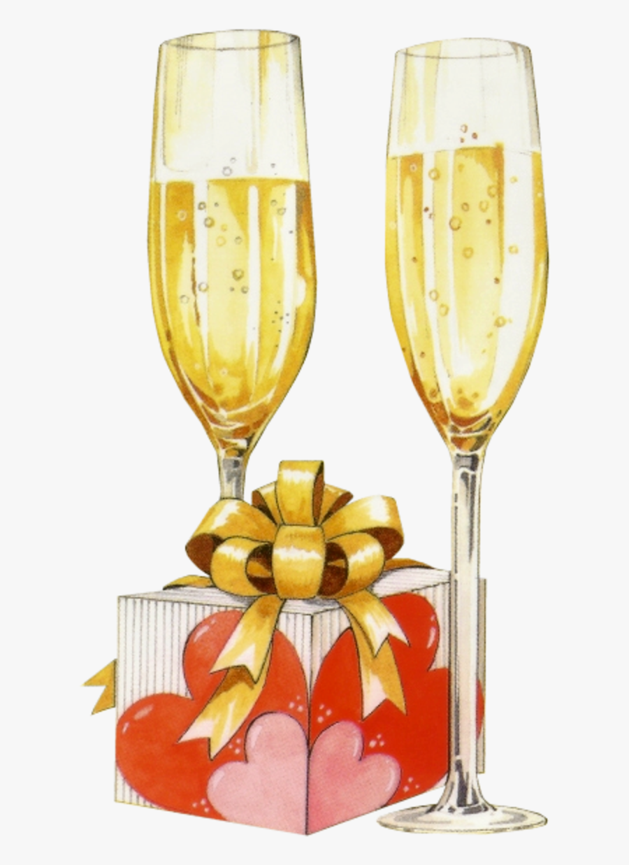 Birthday Wine Glass Png, Transparent Clipart