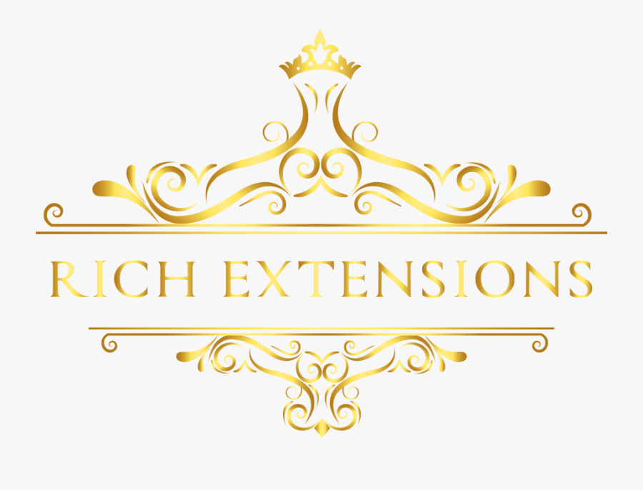 Rich Extensions Hair - Beauty Parlor Makeover Logo Design, Transparent Clipart