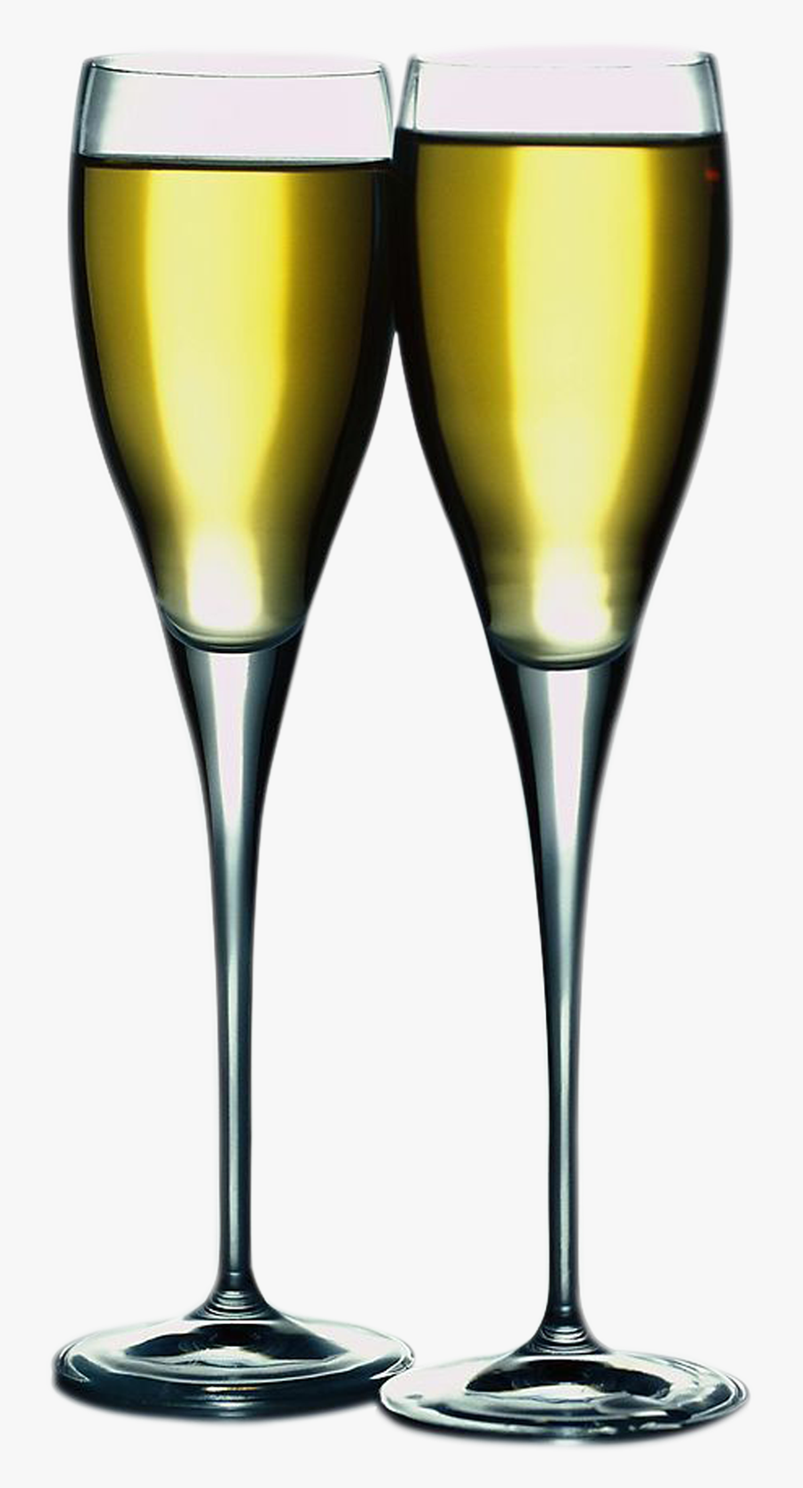 Glass Of Champagne Png - Champagne Stemware, Transparent Clipart