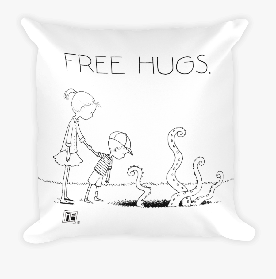 "free Hugs - Cushion, Transparent Clipart