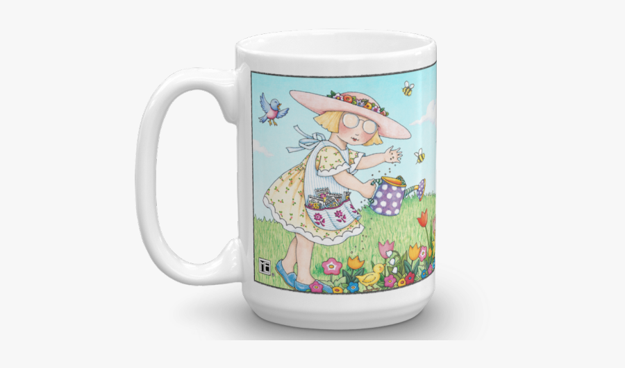 Drawn Tea Cup Mary Engelbreit - Mensagens De Segunda Feira, Transparent Clipart