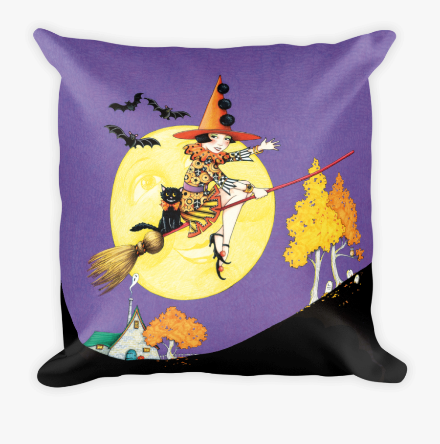 Transparent Spooky Moon Png - Mary Engelbreit Halloween, Transparent Clipart