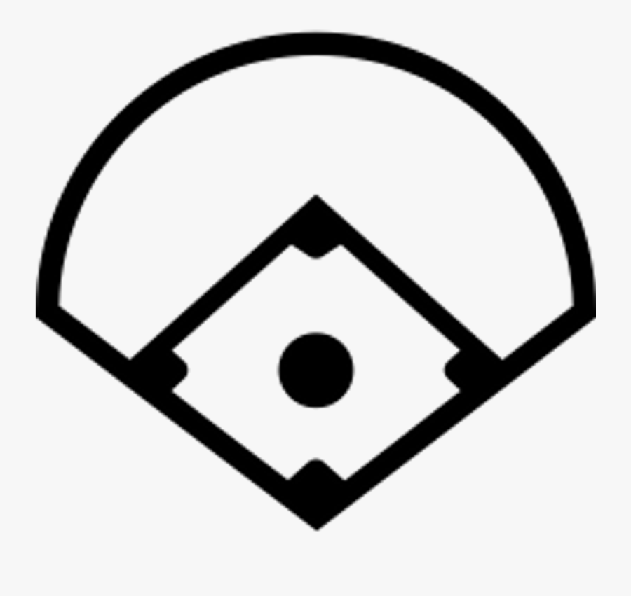 Baseball Diamond Outline Png Clipart , Png Download - Baseball Diamond Png, Transparent Clipart