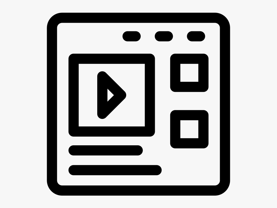 Business Video Hosting - Icon, Transparent Clipart