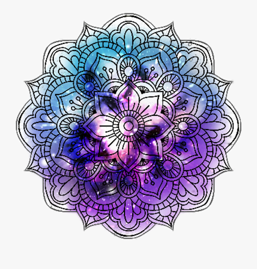 Mandala Overlay Png - Mandala In Colors, Transparent Clipart