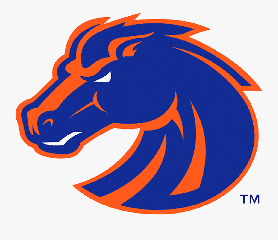 Denver Bronco Wallpaper Border - Boise State Broncos Logo, Transparent Clipart