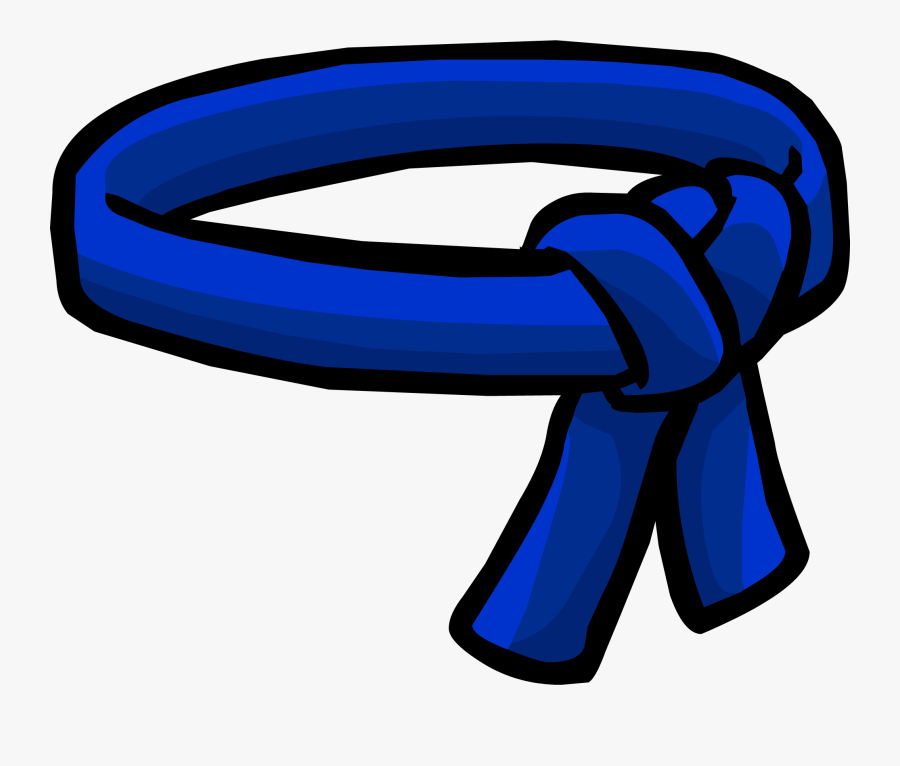 Club Penguin Rewritten Wiki - Blue Belt, Transparent Clipart