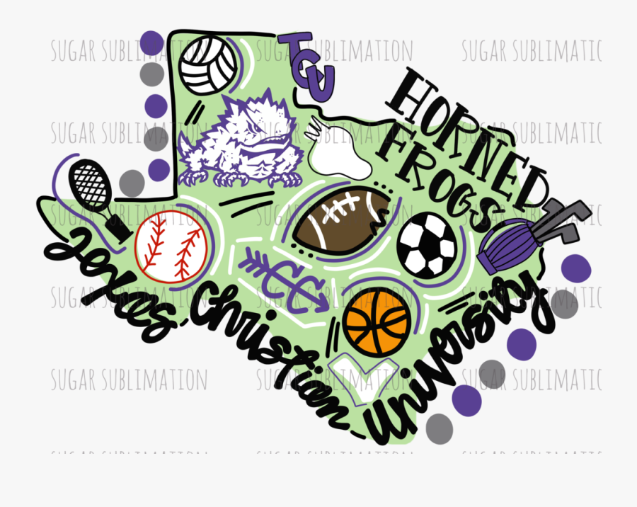 Tcu Horned Frogs, Transparent Clipart
