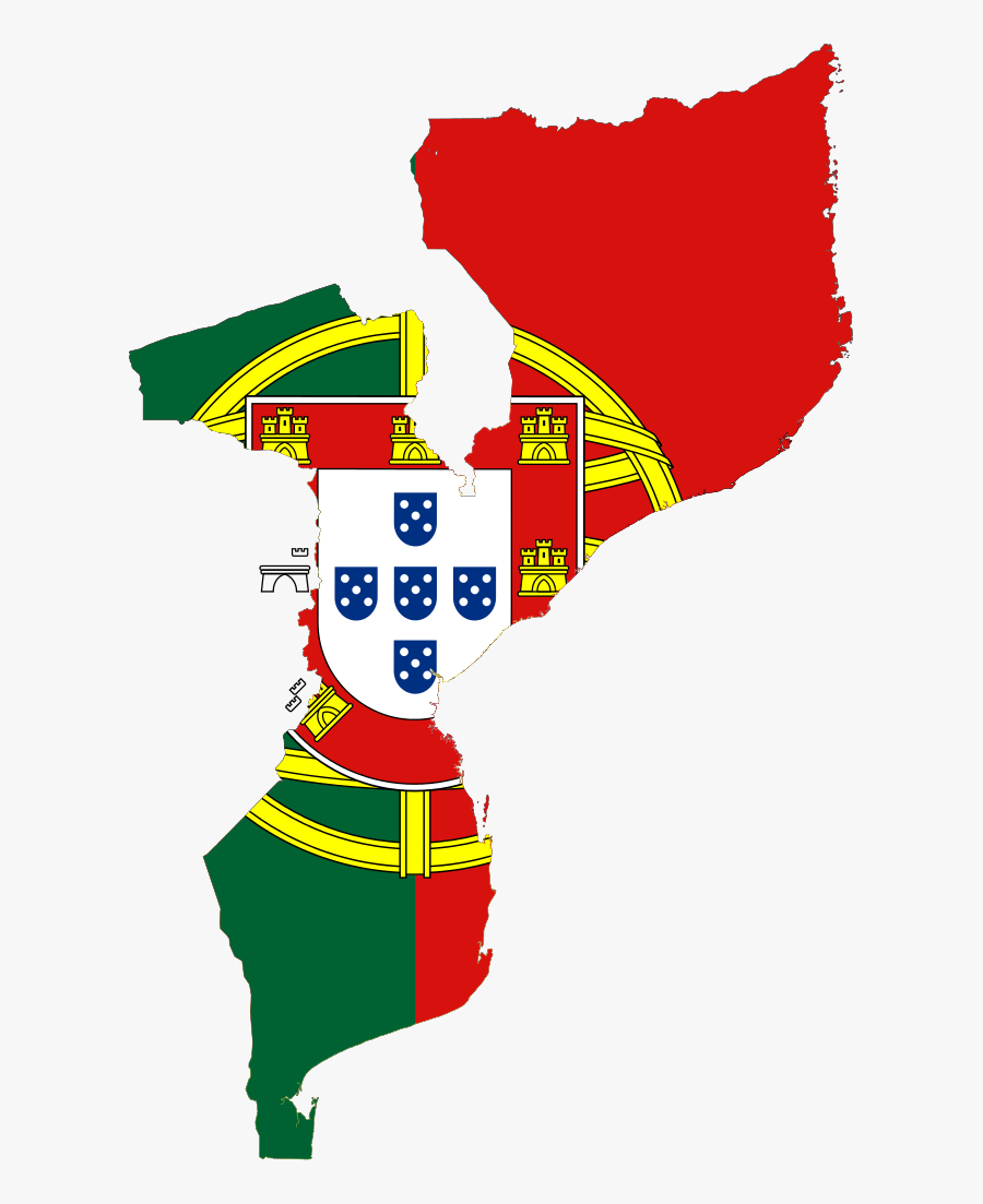 Transparent Portugal Flag Map, Transparent Clipart