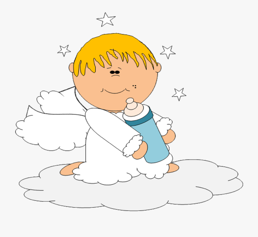 Free Clip Art Cartoon Boy Angels, Transparent Clipart